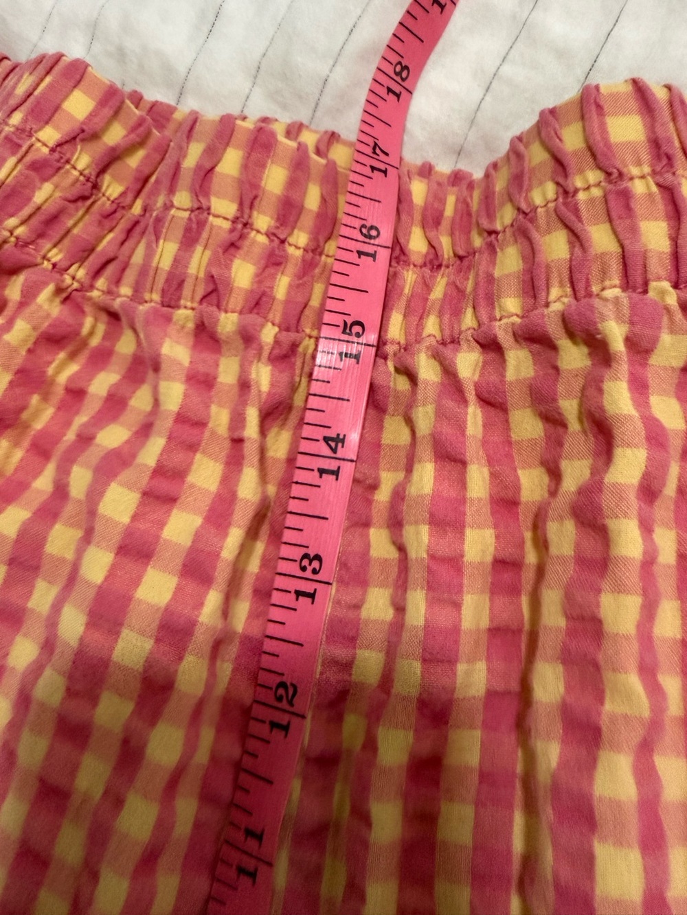 Free People Preppy Poplin Gingham Searsucker Pants - Picture 13 of 14